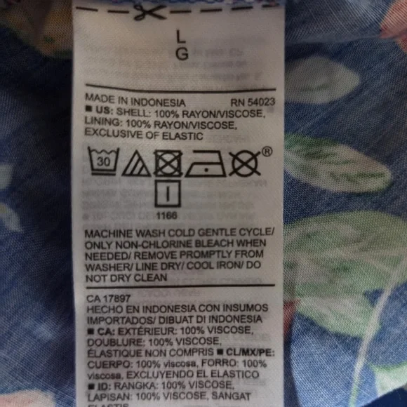 Old Navy Blue Floral Dress - Picture 5 of 5